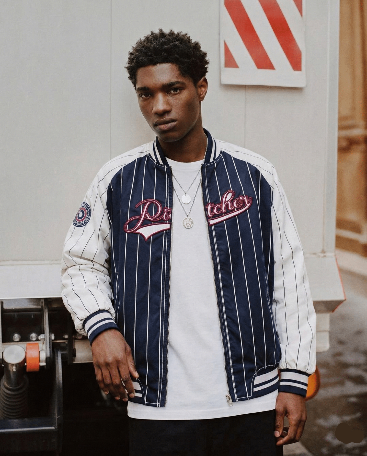 Men's Baseball Jacket - 1