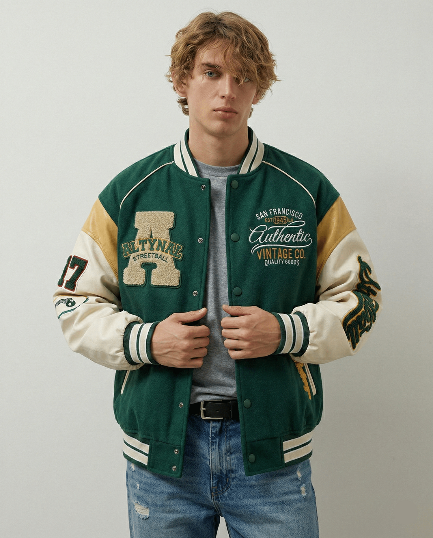 Varsity Jacket Vintage Homme