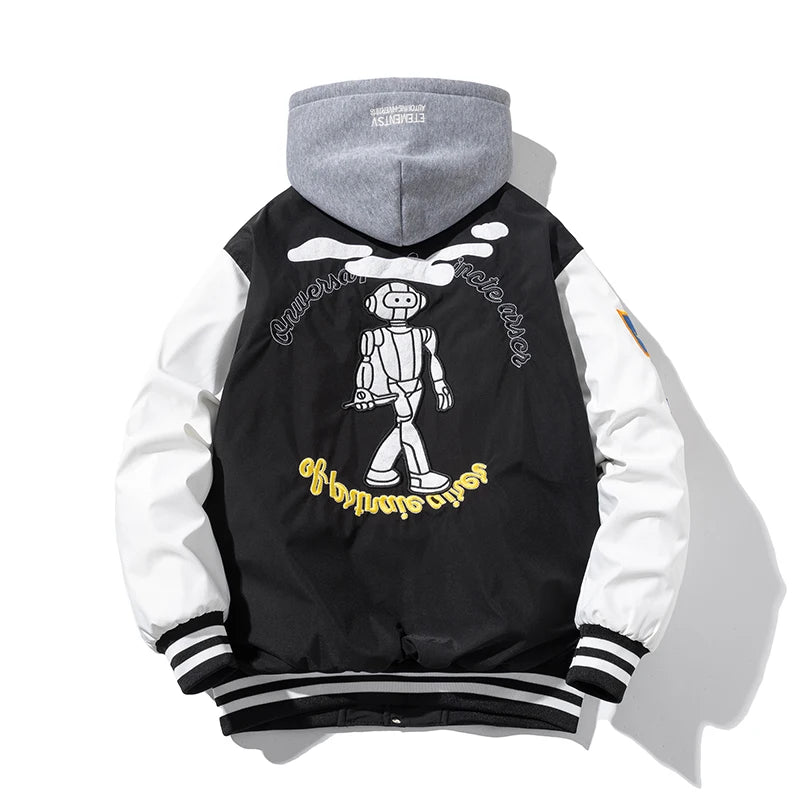 Veste Americaine Noire - 5