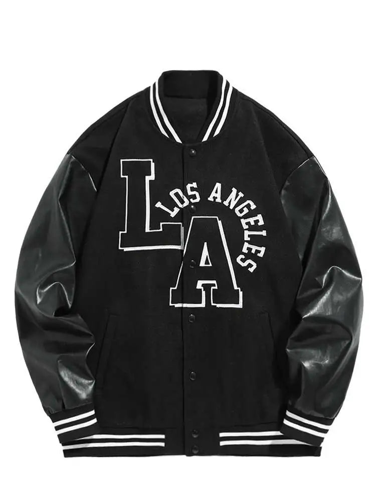 Letterman Jacket Varsity Noir