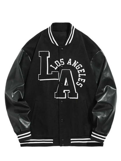 Letterman Jacket Varsity Noir