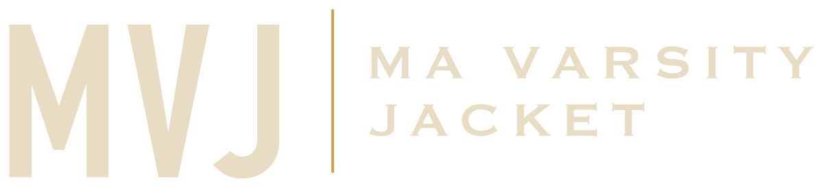 Ma Varsity Jacket – logo beige
