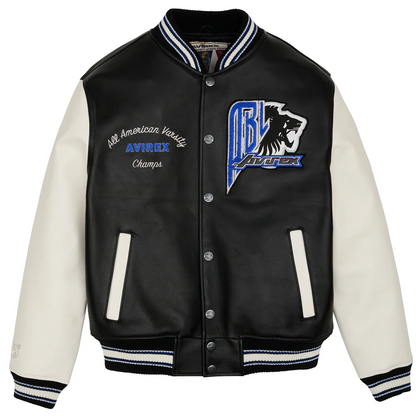 Leather Varsity Jacket
