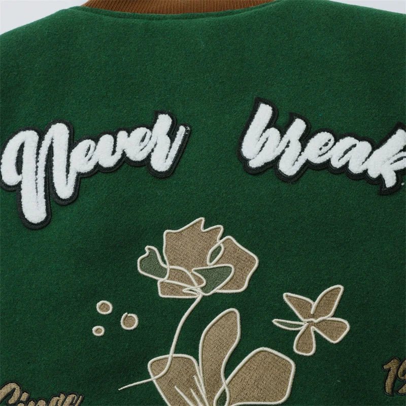 Veste de Baseball Verte - 6