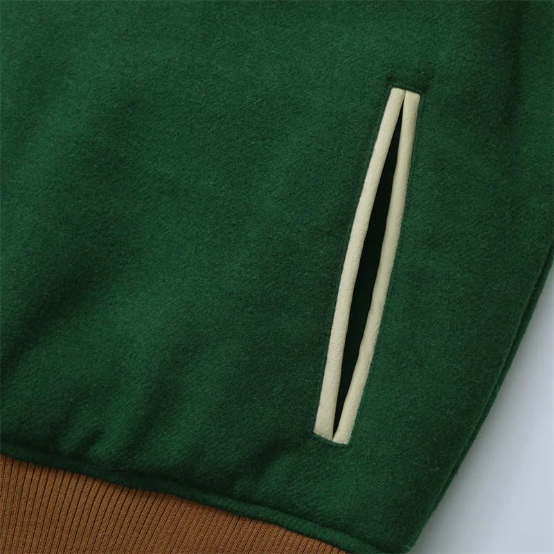 Veste de Baseball Verte - 12