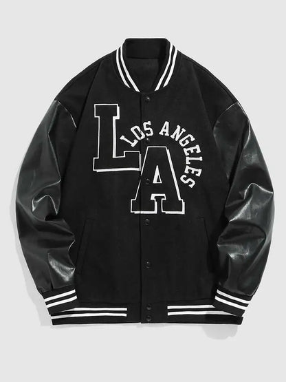 Letterman Jacket Varsity Noir