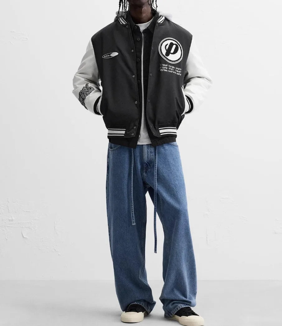 Veste Football Americain Noir