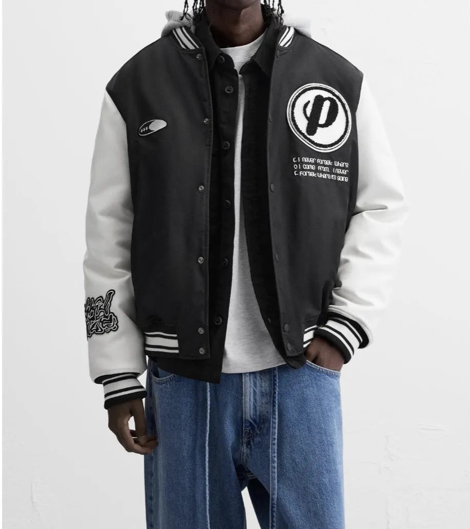 Veste Football Americain Noir