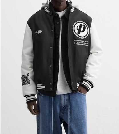 Veste Football Americain Noir