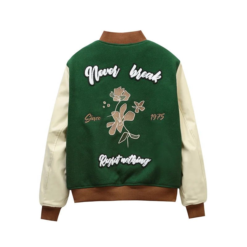 Veste de Baseball Verte - 4