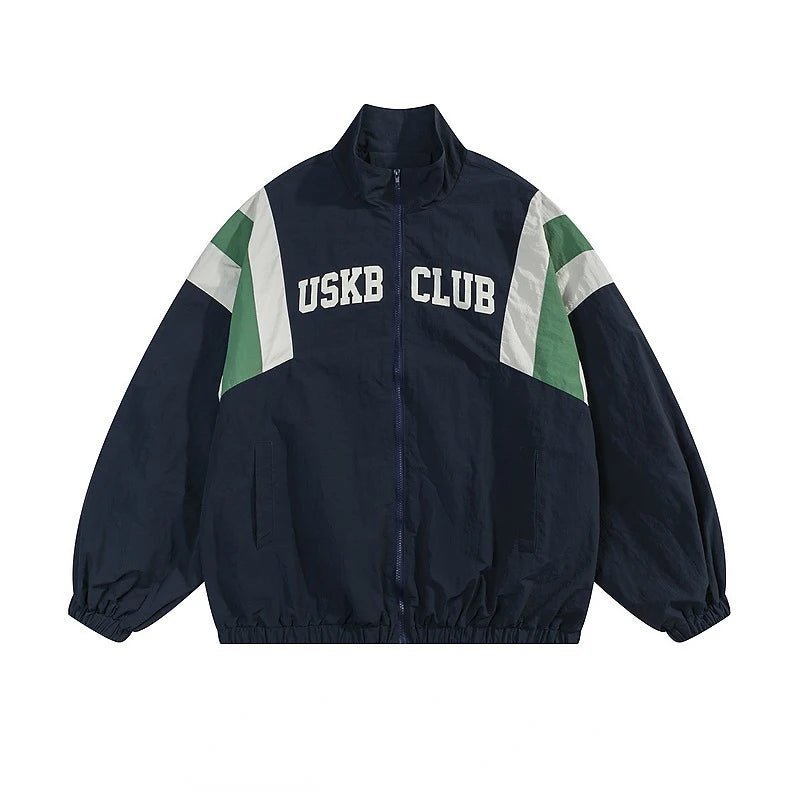 Veste Universitaire Bleu Marine