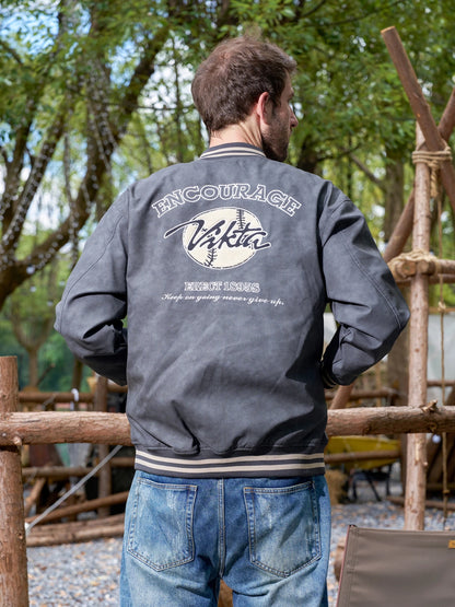 Veste Universitaire Grise