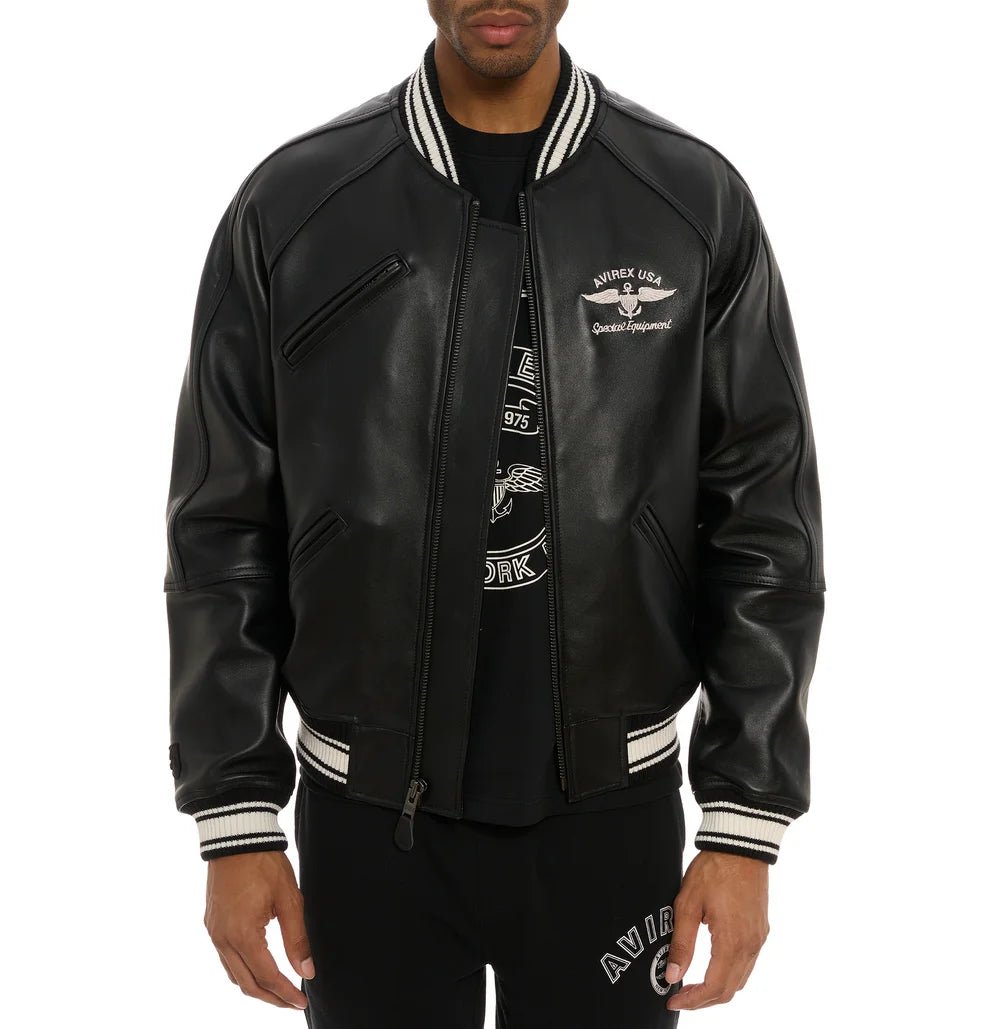 Varsity Jacket Cuir - 6