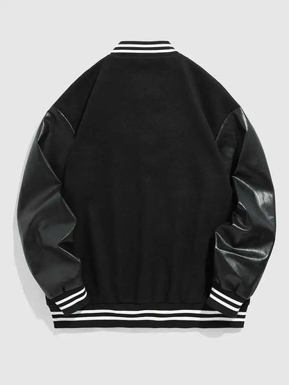 Letterman Jacket Varsity Noir