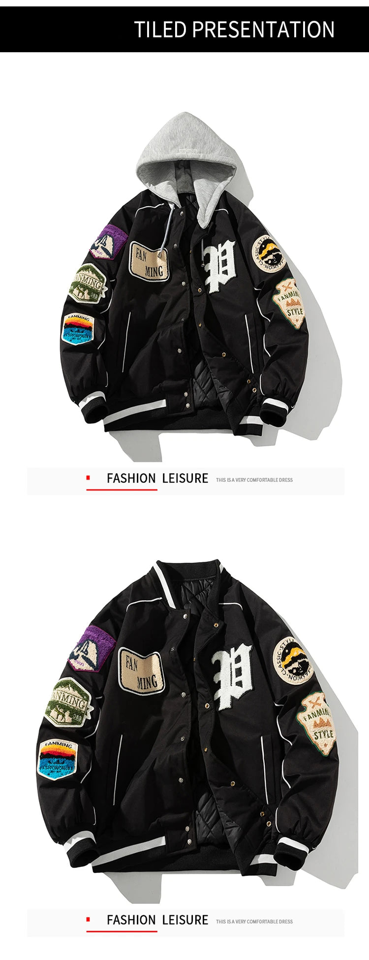 Veste Style Baseball