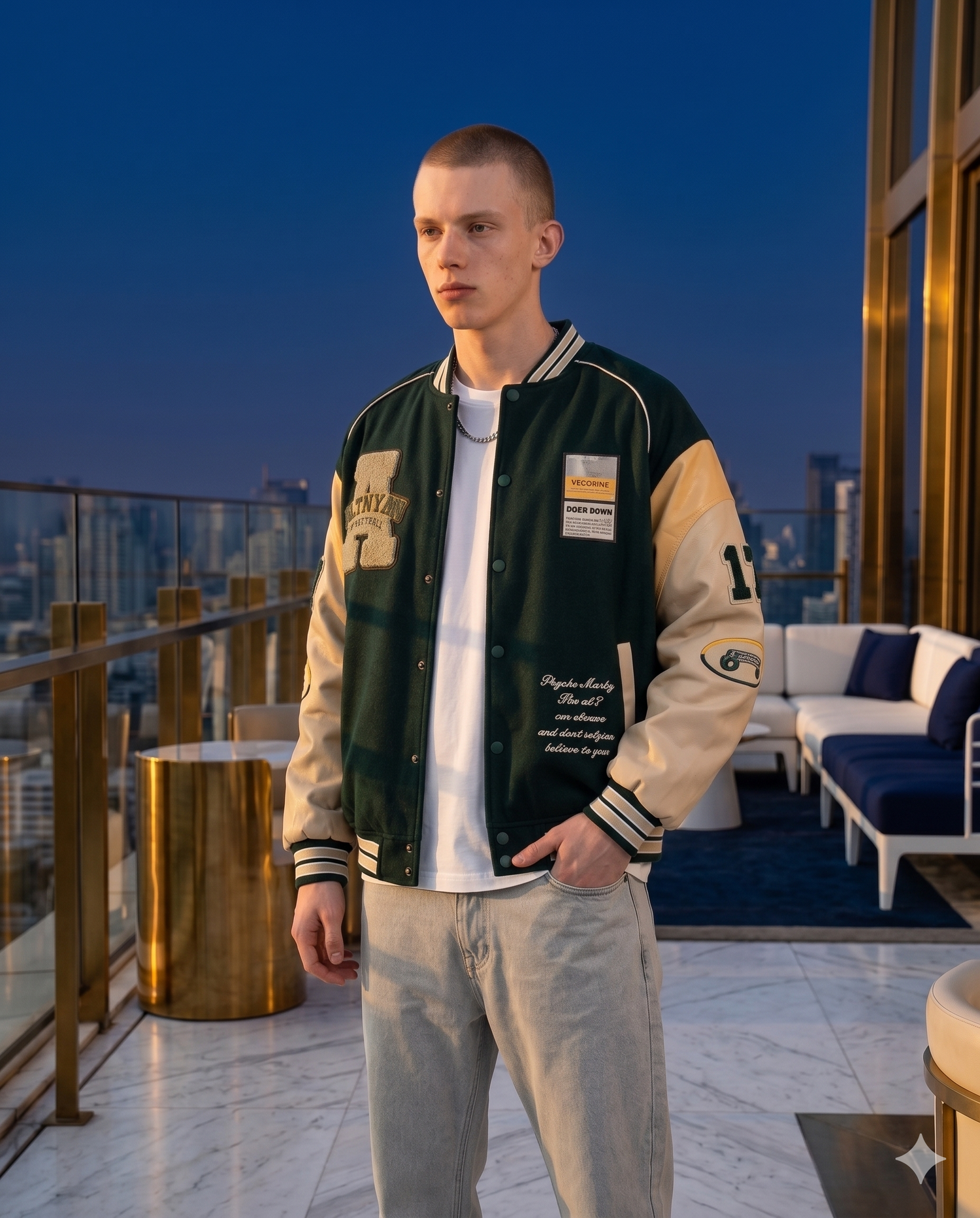 mannequin portant veste teddy