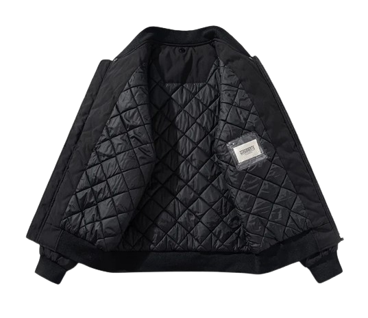 Veste Bomber Noir Homme