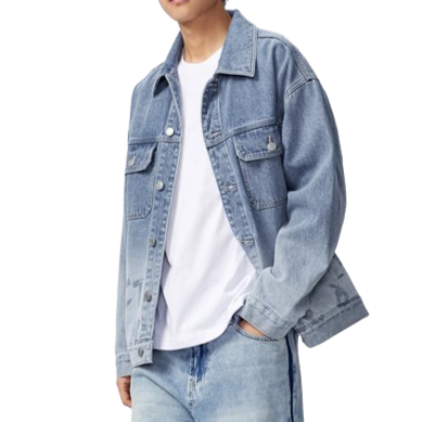 Veste en Jeans Bleu