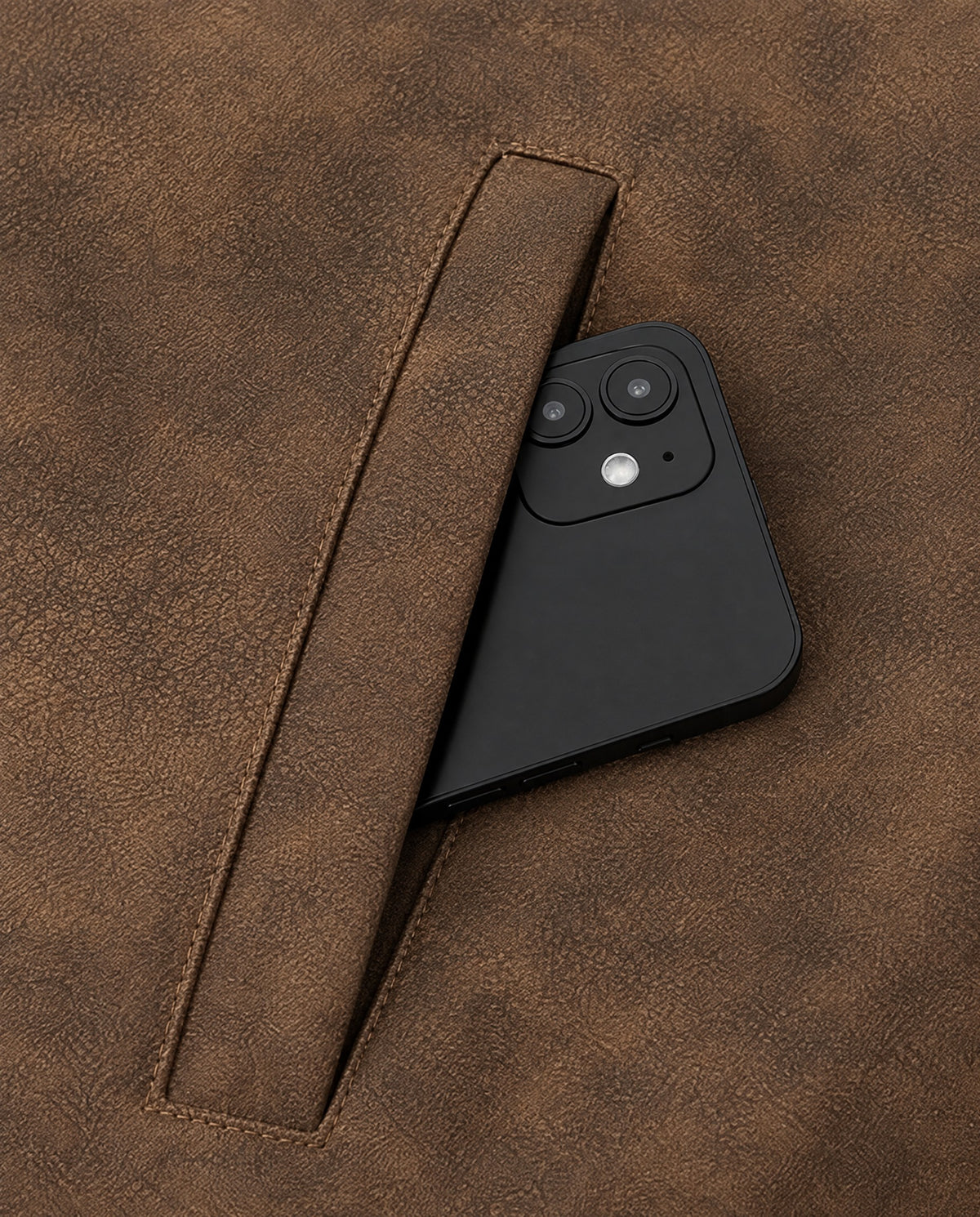 Blouson Teddy détail de la poche
