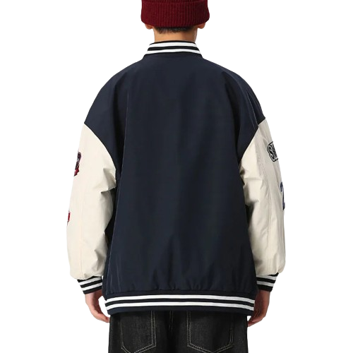 Varsity Jacket Bleu