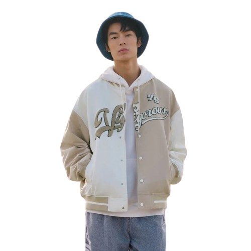 Varsity Jacket Beige