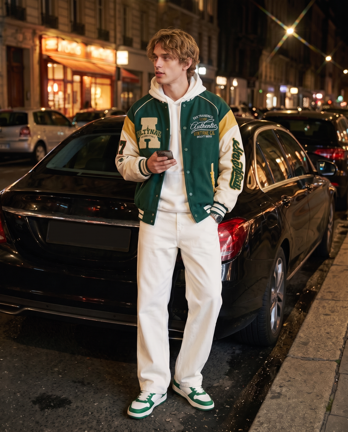Varsity Jacket Vintage Homme – look lifestyle 2