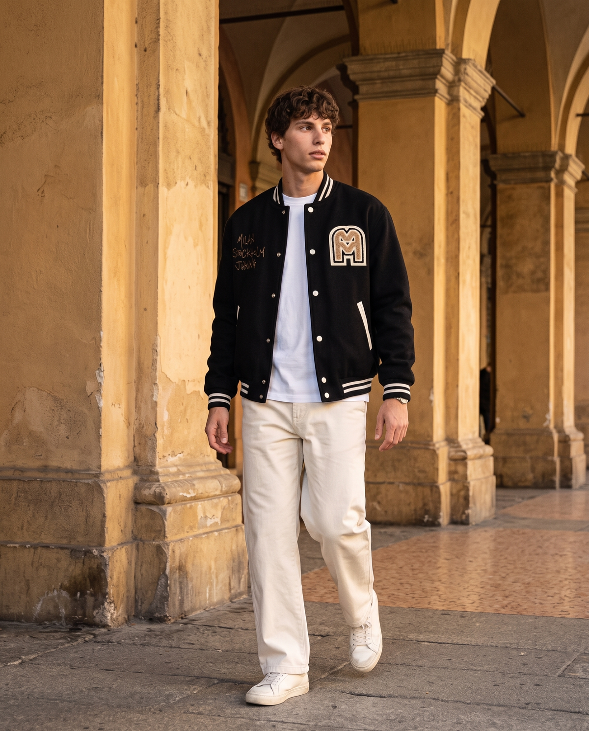 Varsity Jacket Pour Homme – look lifestyle 1