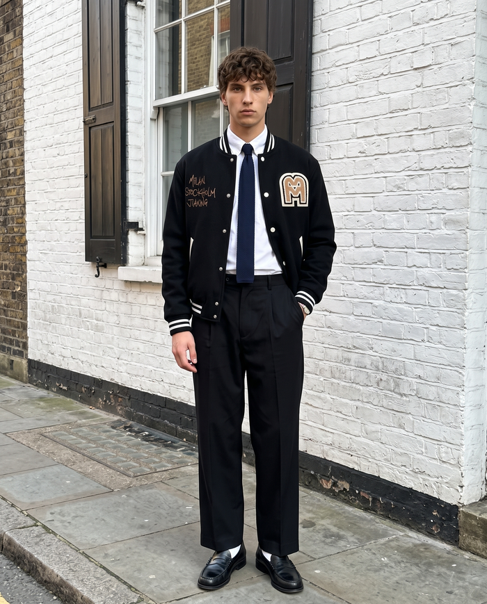 Varsity Jacket Pour Homme – look lifestyle 3