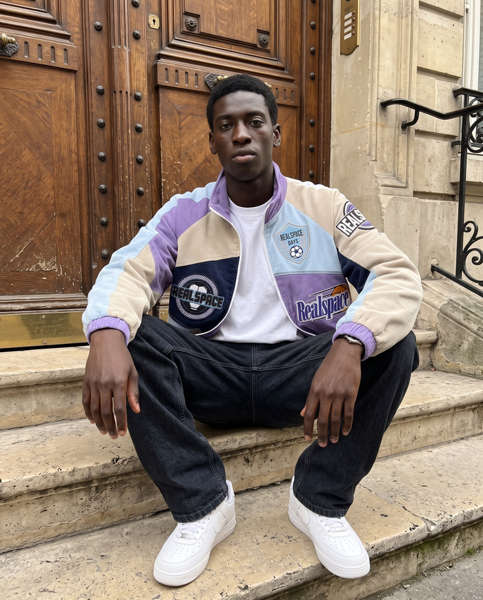 Veste université USA Homme – look lifestyle 1
