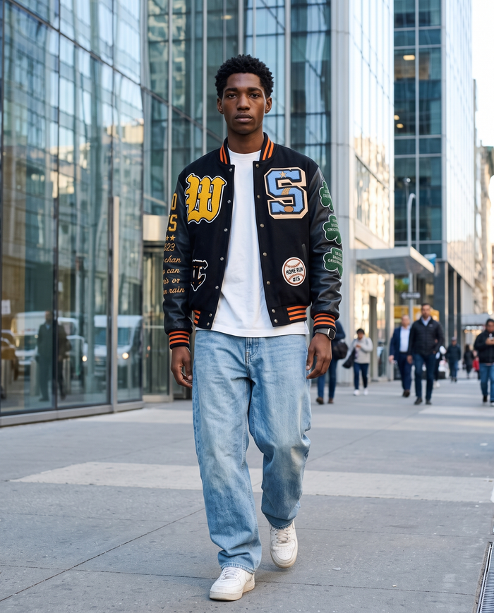 Blouson Americain Homme – look lifestyle 3