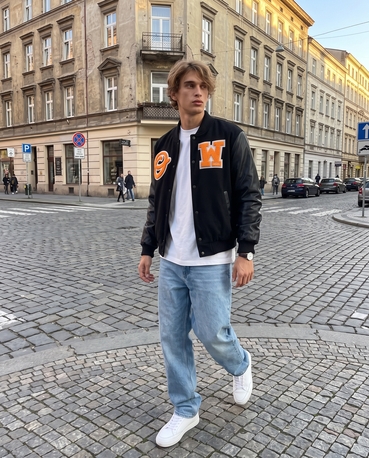 Blouson Varsity Homme – look lifestyle 1
