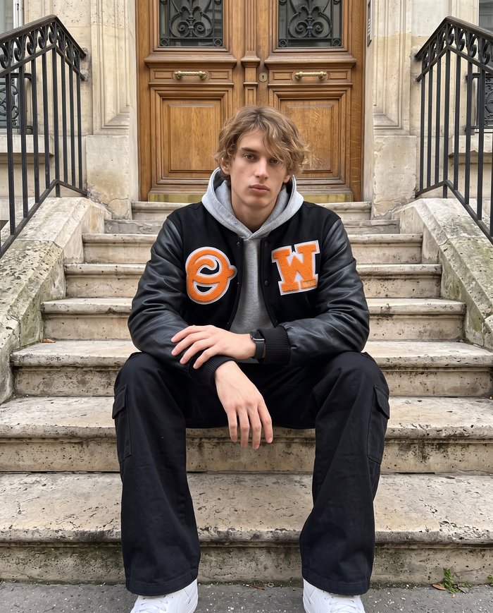 Blouson Varsity Homme – look lifestyle 3