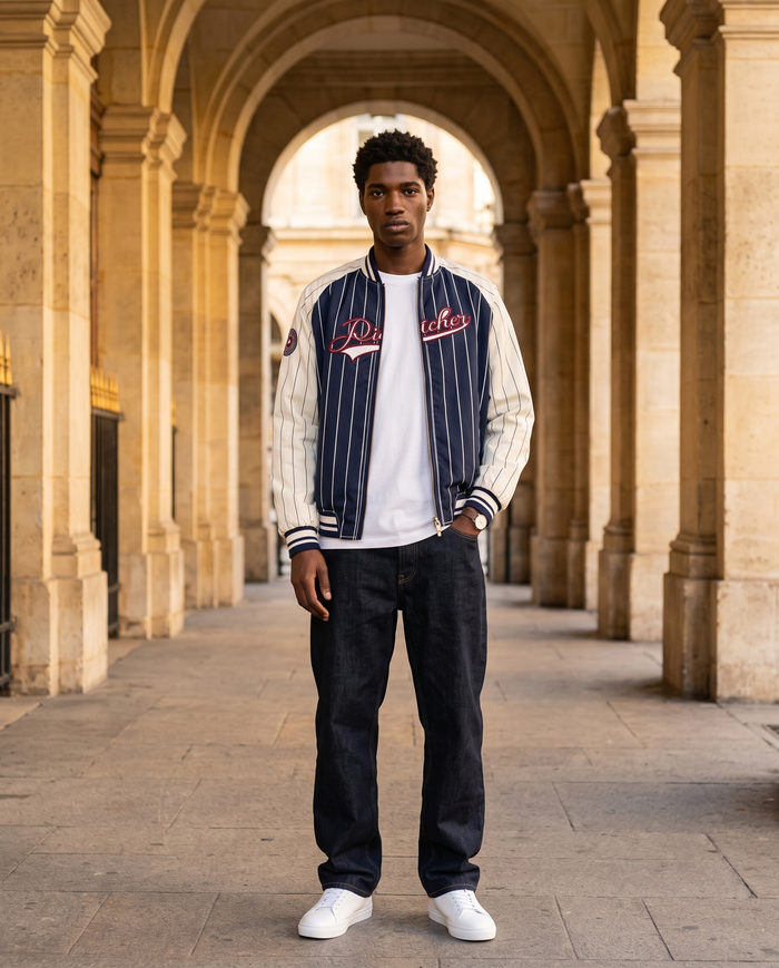 Veste Baseball Homme Classic – look lifestyle 3