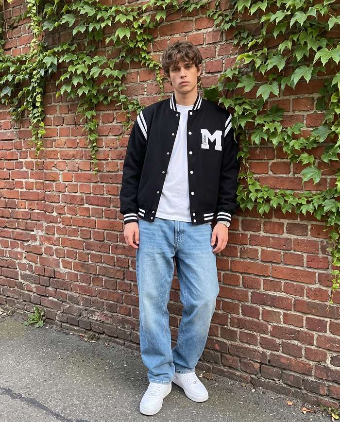 Homme Varsity Jacket – look lifestyle 3