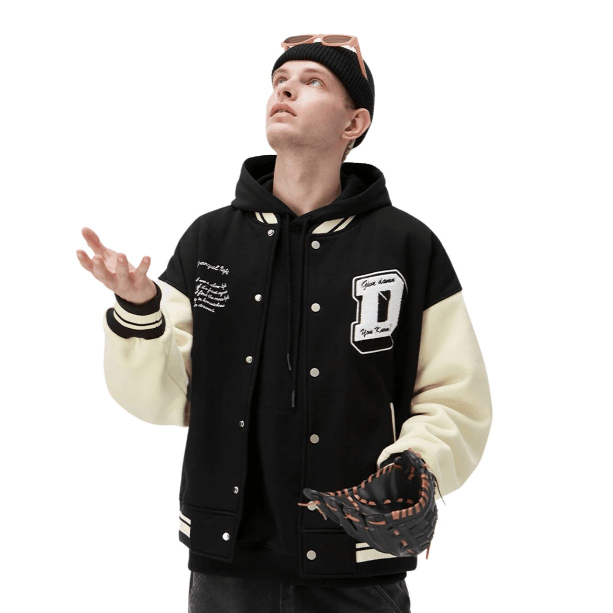 Varsity Jacket Noir - 3