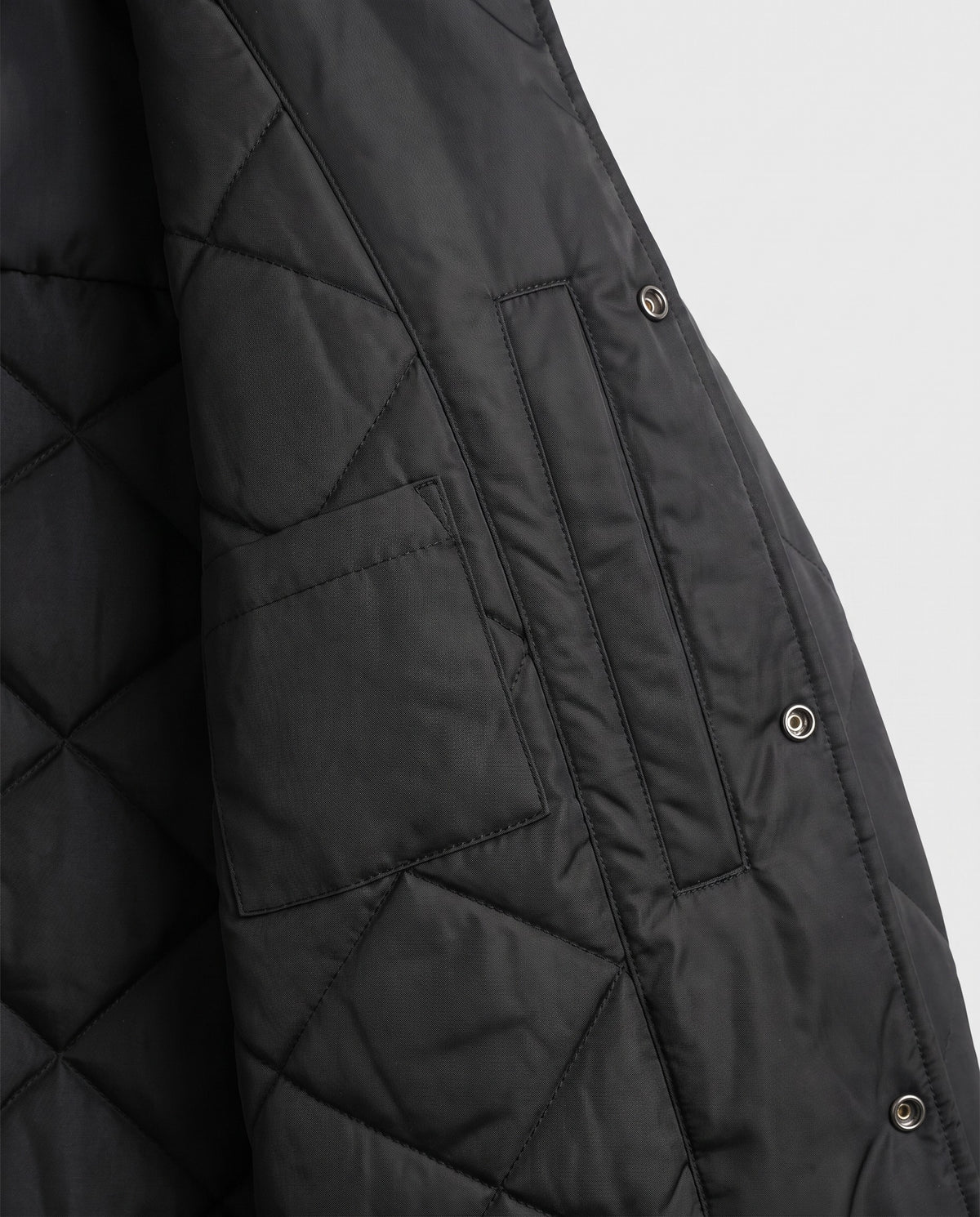 Détail de la doublure matelassée de la veste football américain